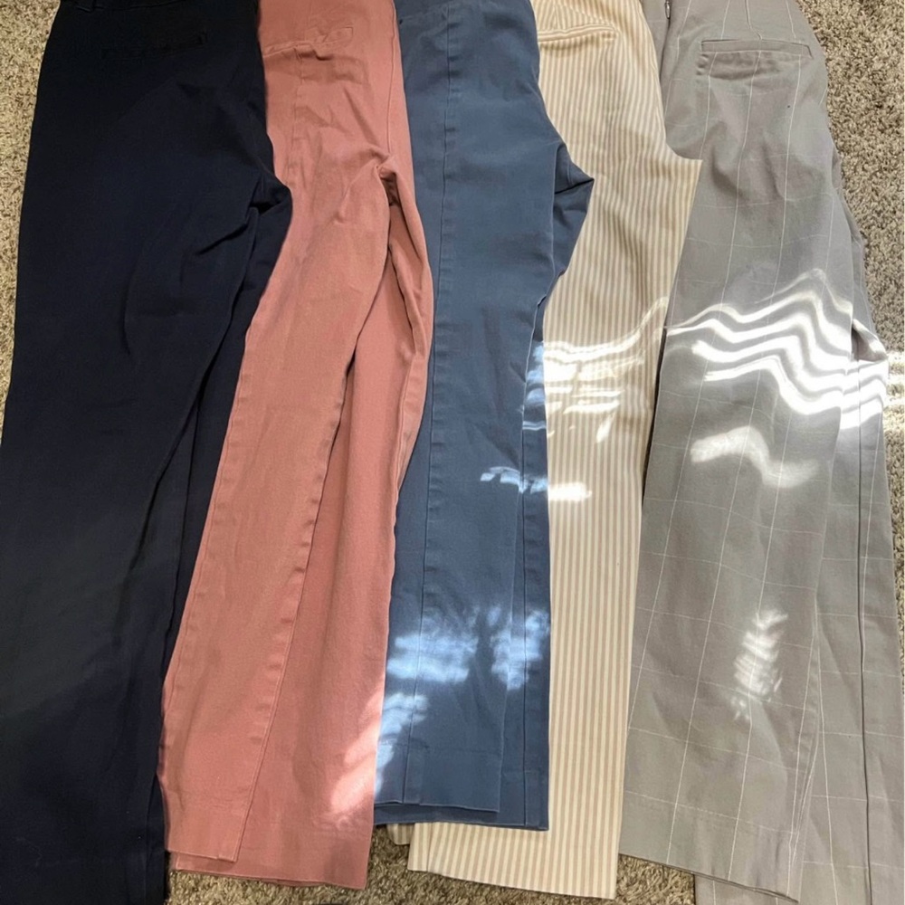 Set of 5 Stylish Pants in Assorted Colors
